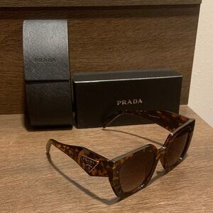 Prada Brown Tortoise Sunglasses